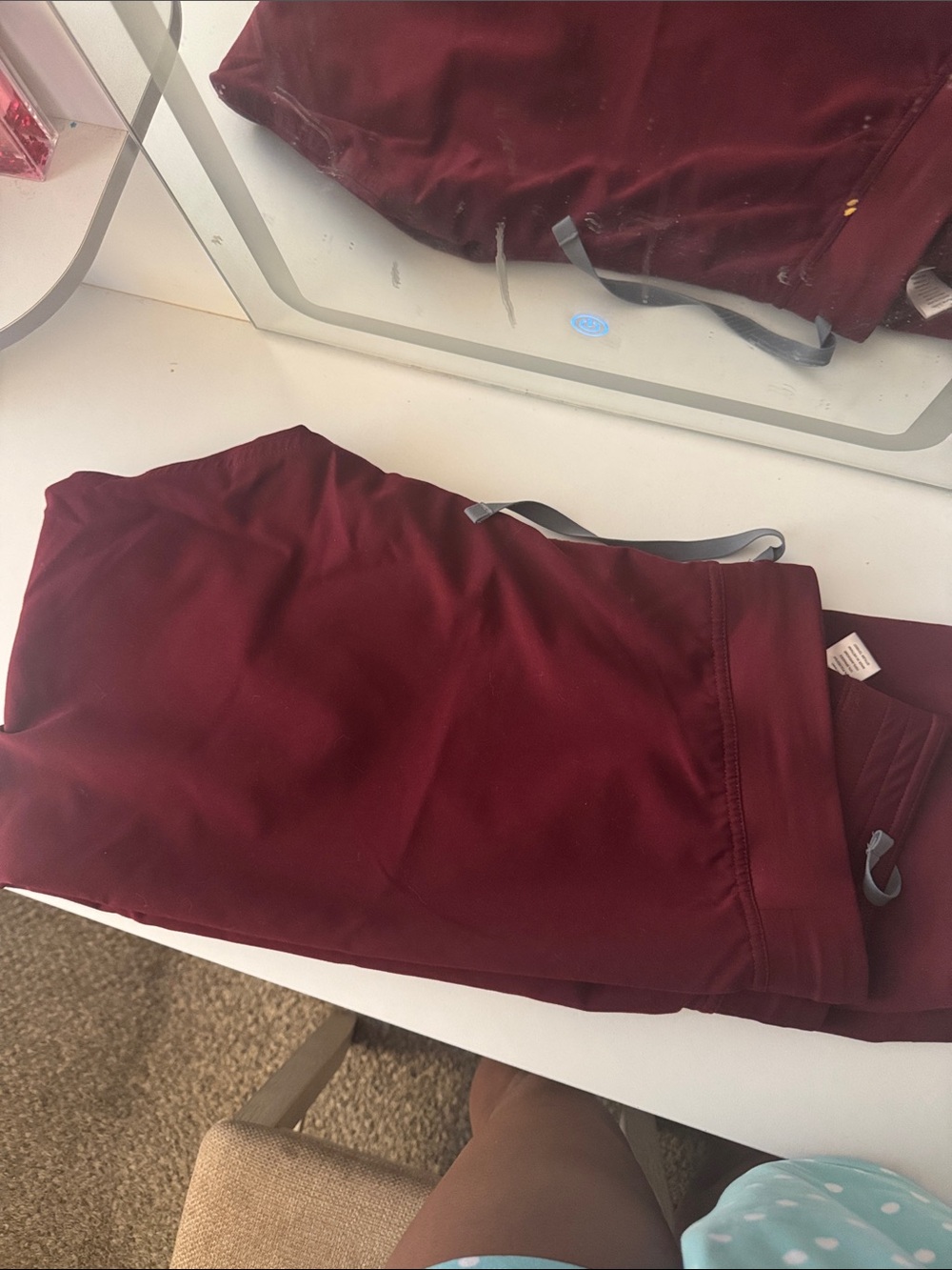 Figs Women's Jogger Pants in Burgundy